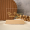 New! Wireless Maple Wooden Name Plaque LED Night Lamp (Pre-Order)