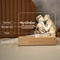 New! Wireless Maple Wooden Photo Plaque LED Night Lamp (Pre-Order)