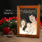 Mahogany Wooden Photo Frame LED Night Lamp