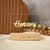 New! Wireless Maple Wooden Name Plaque LED Night Lamp (Pre-Order)