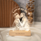 New! Wireless Arch Maple Wooden Photo LED Night Lamp (PRE-ORDER)